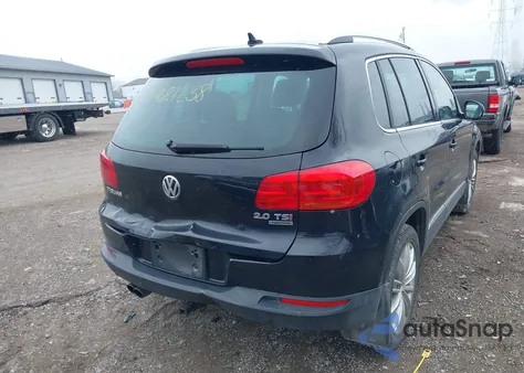 2014 Volkswagen Tiguan Se from USA, damaged, VIN WVGBV3AX5EW615019